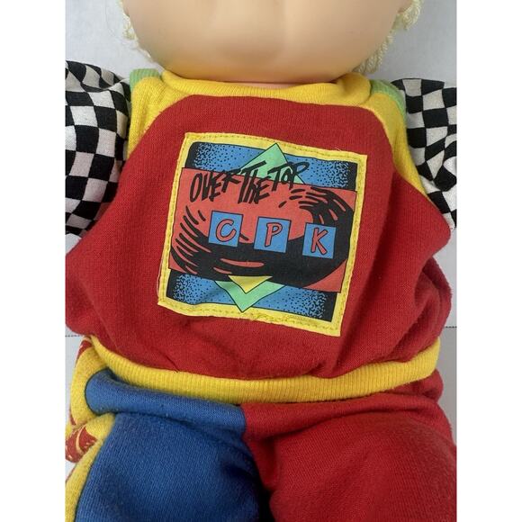 First Edition Racing Cabbage Patch Kids Boy w/ Blonde Hair & Blue Eyes - Picture 3 of 12